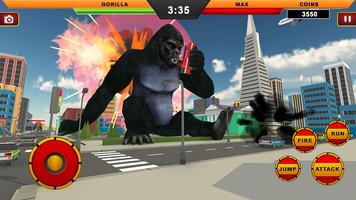 Gorilla City Rampage: Gorilla  captura de pantalla 2