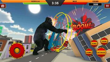 Gorilla City Rampage: Gorilla  captura de pantalla 3