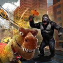 Gorilla Dinosaur Battle 2019: Gorilla vs Dino APK