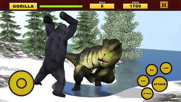 Gorilla VS Dinosaur Battle 2019 : Gorilla vs Dino poster