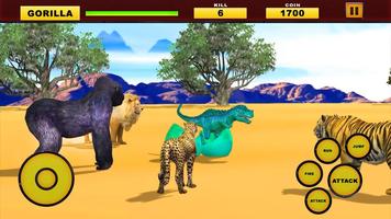 Gorilla VS Dinosaur Battle 2019 : Gorilla vs Dino screenshot 1