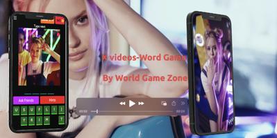 X videos-Word Game Cartaz