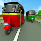 Tuk Tuk Rickshaw City Taxi Driver Passenger 2019 icône