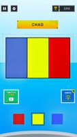 Paint Country Flag Color Game Affiche