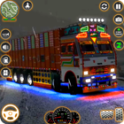 camion cargo euro conduite 3d icône