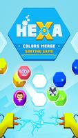 Hexa Color Match Sorting Games Affiche
