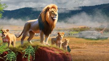 Lion Safari Animal King Game screenshot 3