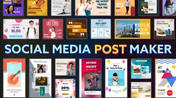 Social Media Post Maker plakat