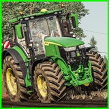 Jeu d'agriculture de tracteur icône