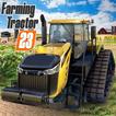 Juego de agricultura tractor icono