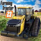 Juego de agricultura tractor icono