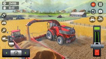 Traktor-Landwirtschaftsspiel Plakat