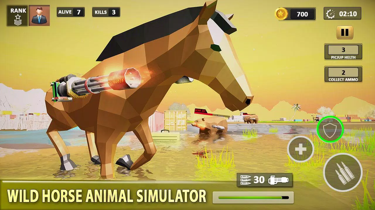 Download do APK de Simulador de cavalo selvagem: jogos de tiro para Android