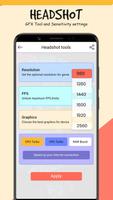 برنامه‌نما Headshot GFX Tool and Sensitivity settings عکس از صفحه