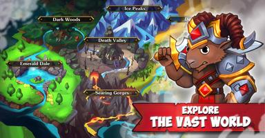 Battle Rams: Idle Heroes of Castle Clash PVP ARENA پوسٹر