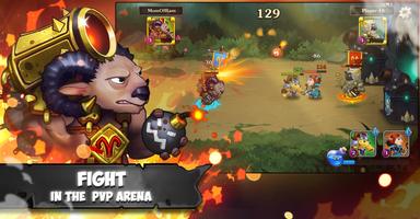 Battle Rams: Idle Heroes of Castle Clash PVP ARENA تصوير الشاشة 1