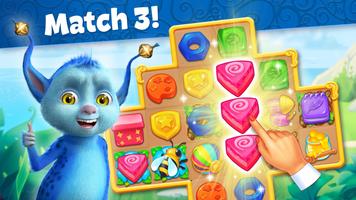 Jingle Mansion－match 3 adventure story games free تصوير الشاشة 1