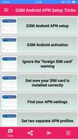 GSM Android APN Setup تصوير الشاشة 1