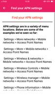 GSM Android APN Setup capture d'écran 2