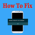 Fix Mobile Network Error icon