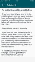Fix Mobile Network Error স্ক্রিনশট 3