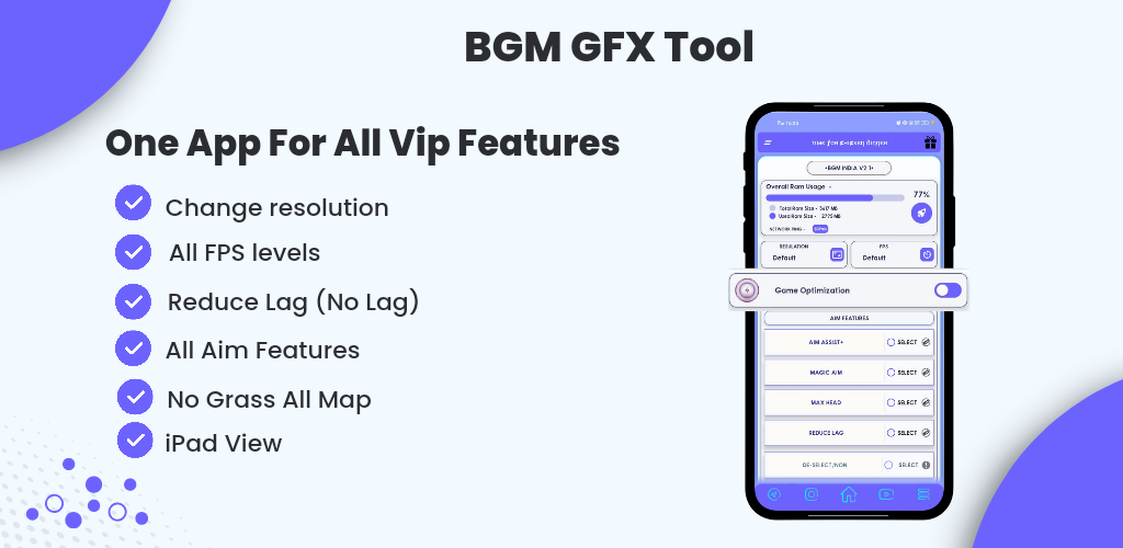 Download BGM GFX TOOL - VIP FEATURES APK v3.46 For Android