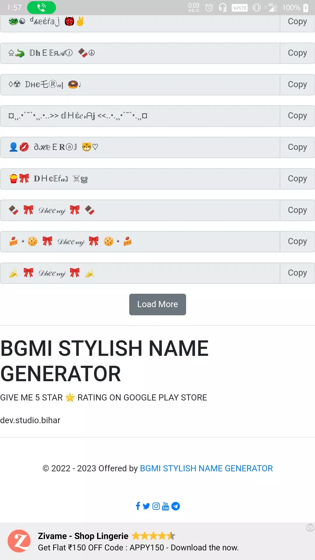 About: Stylish Name Maker (Google Play version)