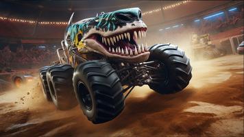 Crazy Monster Truck Games poster