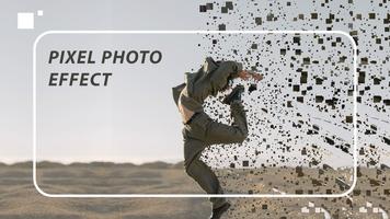 Pixel effect, Shattering photo poster