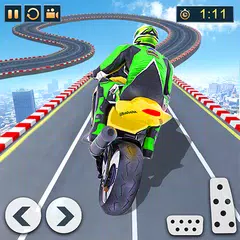 メガ ランプ GT オートバイ スタント ゲーム アプリダウンロード