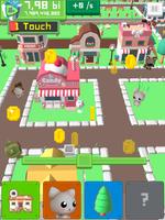 Idle 3D Cat: Town Clicker Affiche