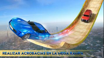 Vertical Mega Rampa Imposible Coche Acrobacias Poster