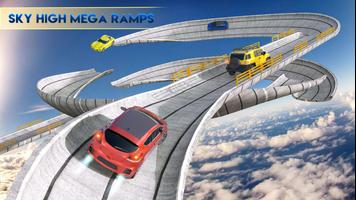Vertical Mega Ramp Impossible Car Stunts 스크린샷 2