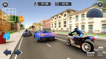 Crime Cop Bike Police Chase 포스터