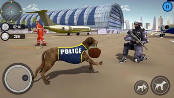 Crimen Policía Perro Persecución Simulador captura de pantalla 3