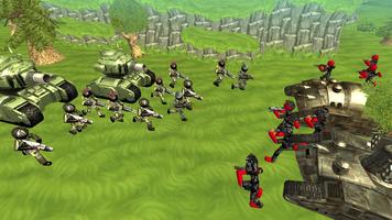 Stickman Tank Battle Simulator capture d'écran 3