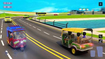 Stickman Tuk Tuk Auto Rickshaw Taxi Driving screenshot 2