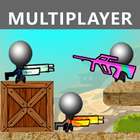 Stickman Multiplayer-Shooter Zeichen