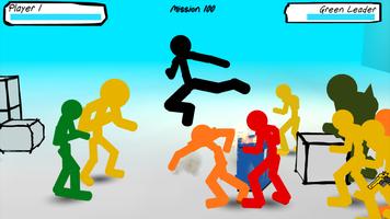 Stickman Street Fighting 海報