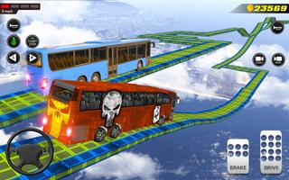 autobus impossible pistes cascade courses 3d entra Affiche