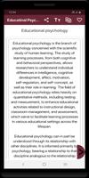 Educatinal Psycology Screenshot 1