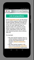 Preposition List Rules Examples and Exercises capture d'écran 1