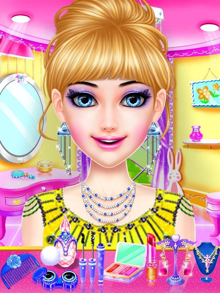 Girls Makeoverspa And Dressup Prom Salon Games For Android - roblox salon and spa makeover