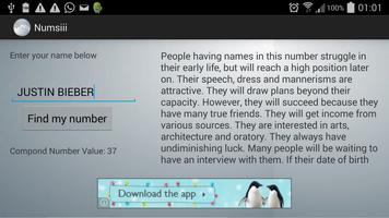 Numerologie / Naam Numerologie screenshot 1
