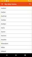 Christian Baby Names Affiche