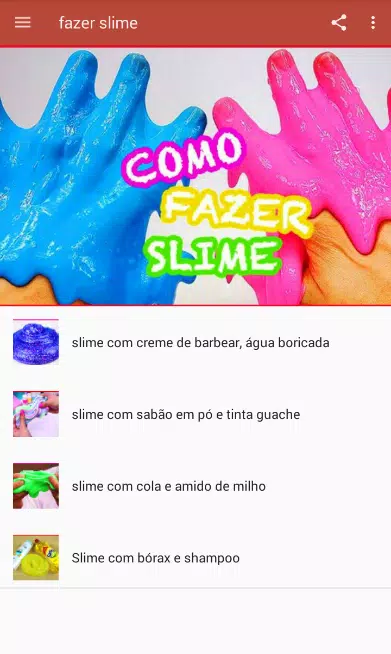 Como fazer slime caseiro fácil – Apps no Google Play