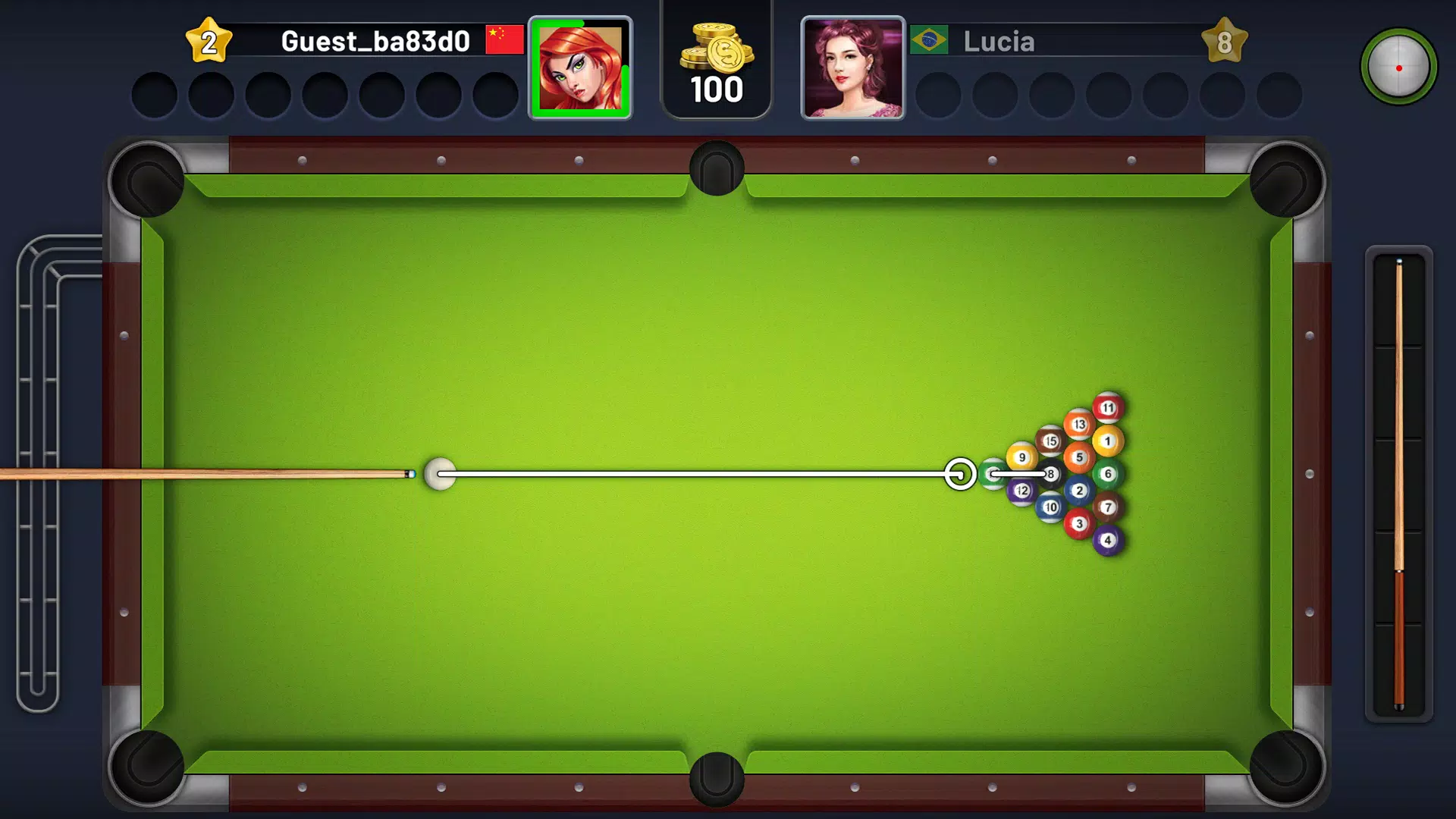 O MELHOR SIMULADOR DE SINUCA E É BR!!!! 8 BALL CLASH! 