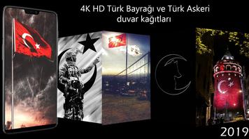 Türk Bayrağı Duvar Kağıtları Affiche