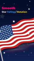 USA America Flag - US Flag LWP capture d'écran 2