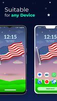 USA America Flag - US Flag LWP capture d'écran 3